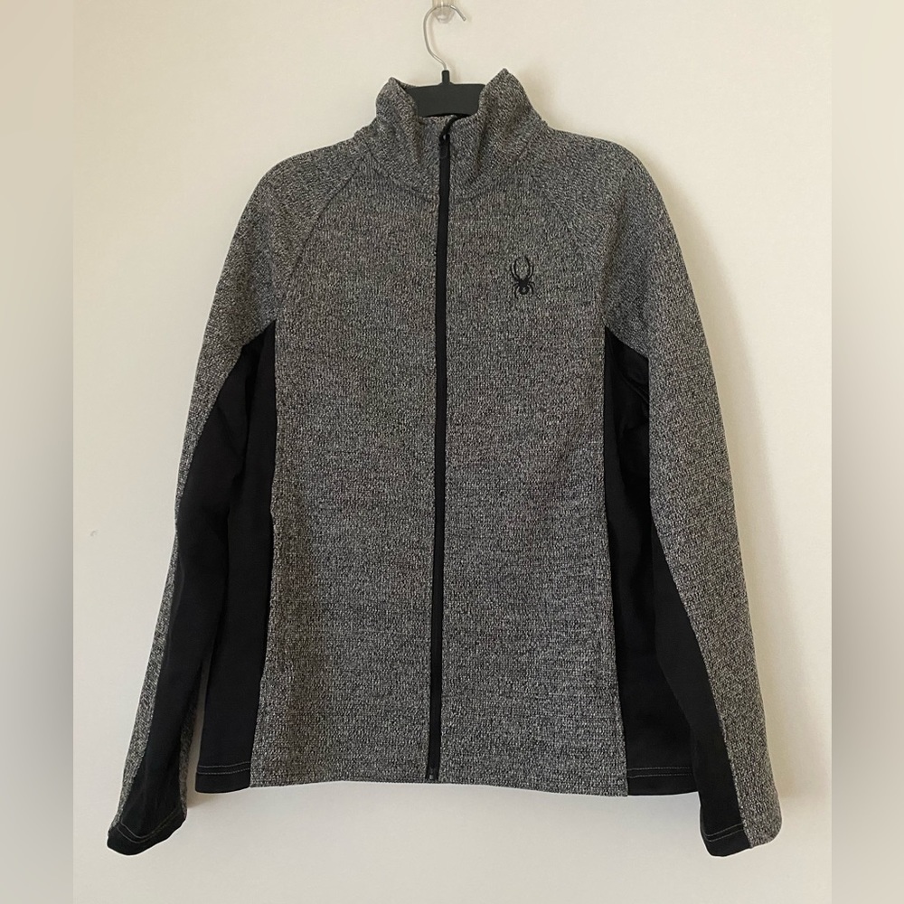 𝅺Men’s Spyder Stellar Full Zip Textured Jacket NWT - Picture 4 of 16